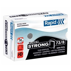 Rapid Staples Super Strong 73/8 Box Of 5000 