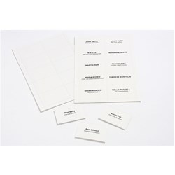 Rexel ID Convention Insert Cards For Name Badge ID Holder 90 x 54mm White Box Of 250