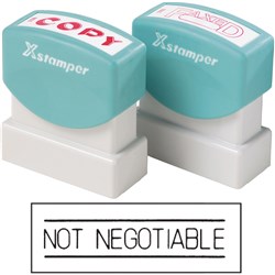 XStamper Stamp CX-BN 1124 Not Negotiable Black  