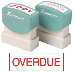 XStamper Stamp CX-BN 1171 Overdue Red  