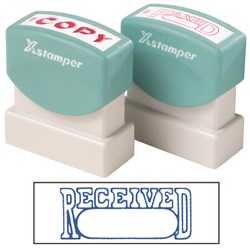 XStamper Stamp CX-BN 1203 Received/Date Blue 