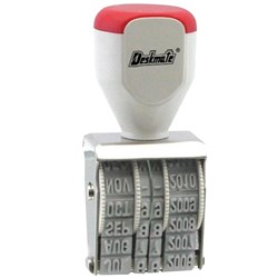 Deskmate Rubber Date Stamp 12 Year Band 4mm 
