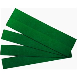 Quartet Magnetic Strips 22 x 150mm Green Pack Of 25 