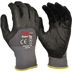 Maxisafe Supaflex Gloves Coated 3/4 Large