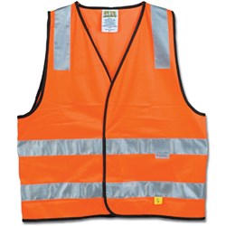 Maxisafe Hi-Vis Day Night Safety Vest Extra Large Orange