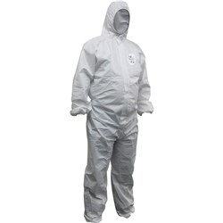 Maxisafe Chemguard Coveralls Disposable SMS White Extra Large