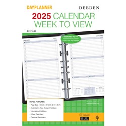 Debden Dayplanner Refill Desk 140x216mm Dated Week To View
