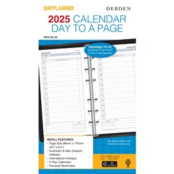 Debden Dayplanner Refill Personal 96x172mm Dated Day To Page