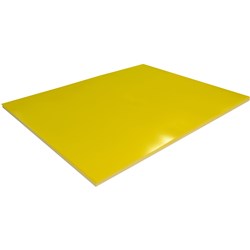 Rainbow Surface Board 510x640mm 300gsm Double Sided Yellow Pack of 20