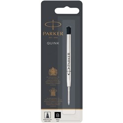 Parker Quink Ballpoint Pen Refill Broad 1.2mm Black  