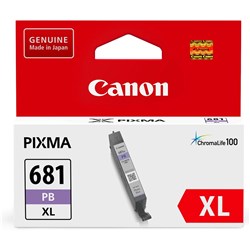 Canon Pixma CLI681XLPB Photo Ink Cartridge High Yield Blue