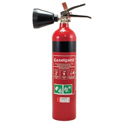 Co2 Dry Chemical Fire Extinguisher 2kg Red 