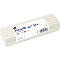 EC Modelling Clay 500gm White  