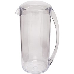 Connoisseur Plastic Water Jug With Lid 2 Litres 