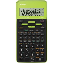 Sharp EL-531TH Scientific Calculator Green And Black