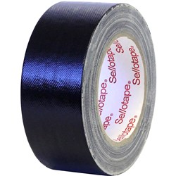 Sellotape Cloth Tape 48mmx25m Black  